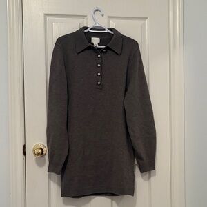 H&M BRAND NEW KNIT DRESS WITH COLLAR
